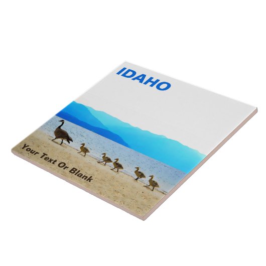 Shore Patrol - Gänse aus Kanada Fliese (Seite)