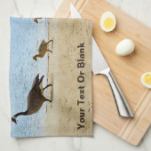 Shore Patrol - Gänse aus Kanada Geschirrtuch (Viertel Falte)