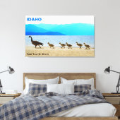 Shore Patrol - Gänse aus Kanada Leinwanddruck (Insitu (Schlafzimmer))