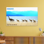 Shore Patrol - Gänse aus Kanada Leinwanddruck (Insitu (Wohnzimmer))