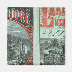 Shore-See und Michigan-So-Bahn Magnet