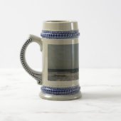 Shore & Sky & Seagulls Gray/Blue 22 oz Stein Bierglas (Links)