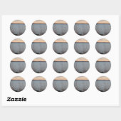 Shore Sunset Round Stickers - Set von 20 (Blatt)