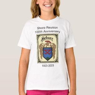 Shore Wiedersehen 100th Anniversary Wappen (Mädche T-Shirt