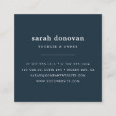 Shorebird Quadratische Visitenkarte (Rückseite)