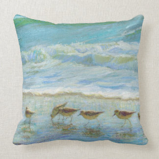 Shorebirds, Ein Tag am Strand Kissen