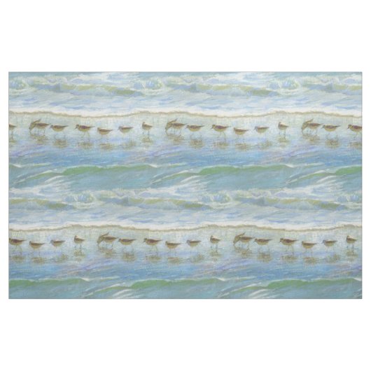 Shorebirds, Ein Tag am Strand Stoff (Fat Quarter (45,7 x 55,9 cm))