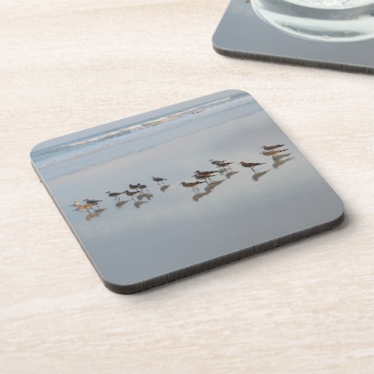 Shorebirds Getränkeuntersetzer (Linke Seite)