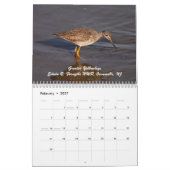 Shorebirds von New-Jersey Kalender (Feb 2027)