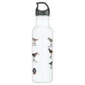 Shorebirds Wasserflasche Edelstahlflasche (Rückseite)