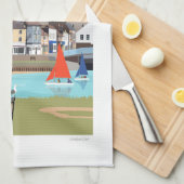 Shoreham by Sea Teetuch Geschirrtuch (Viertel Falte)