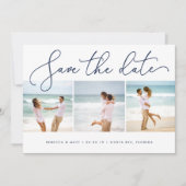 Shoreline | Beach Wedding Foto Save The Date (Vorderseite)