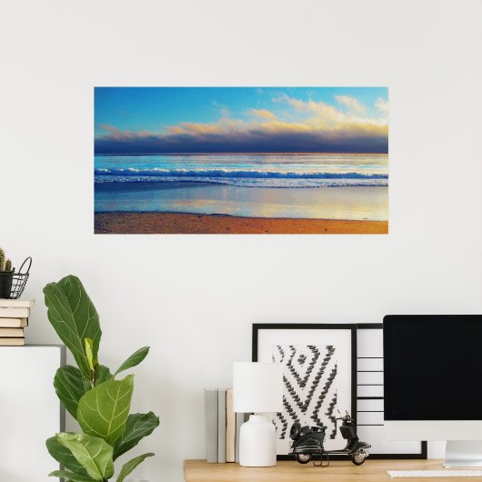 Shoreline-Foto Poster (Heimbüro)