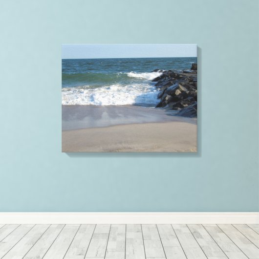 Shoreline Leinwanddruck (Insitu (Holzboden))