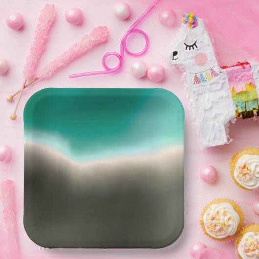 Shoreline-Papierplatte Pappteller (Party)