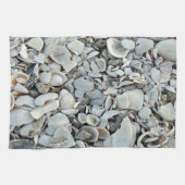 Shoreline Shells Coastal Texture Geschirrtuch (Horizontal)