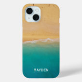 Shoreline von oben Cool personalisiert Case-Mate iPhone Hülle (Rückseite)