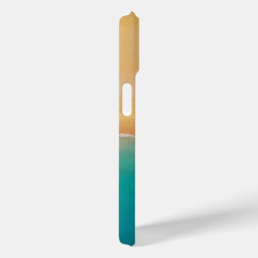 Shoreline von oben Cool personalisiert Case-Mate iPhone Hülle (Rückseite / Rechts)