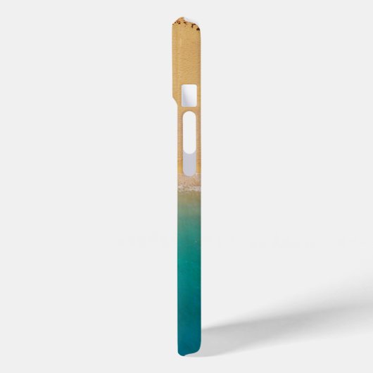 Shoreline von oben Cool personalisiert Case-Mate iPhone Hülle (Rückseite / Links)