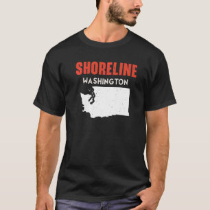 Shoreline Washington USA Staat America Travel Wash T-Shirt