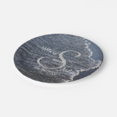 Shoreline Wedding Pappteller (Schrägansicht)