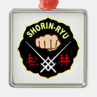 SHORIN RYU KARATE-FLECKEN-SYMBOL-KANJI ORNAMENT AUS METALL