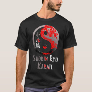 Shorin Ryu Karate Red Dragon - Design für Kampfku T-Shirt