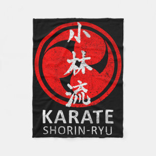 Shorin Ryu Karate Symbol Kanji Japan Martial Arts Fleecedecke