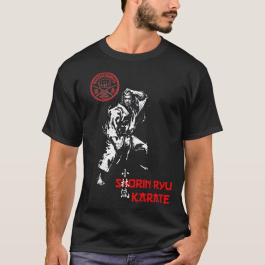 Shorin Ryu Karateka von Zanshin-Art - Budo T - Shi T-Shirt (Vorderseite)