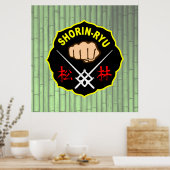 Shorin-Ryu Okinawa Karate Poster (Küche)