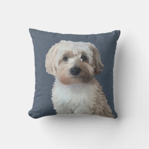 Shorkie-Hunde-Porträt Kissen