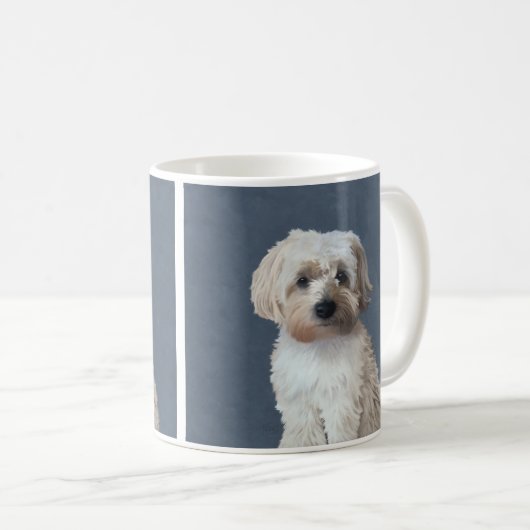 Shorkie-Hundeportrait Kaffeetasse (VorderseiteRechts)