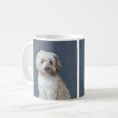 Shorkie-Hundeportrait Kaffeetasse (Vorderseite Links)
