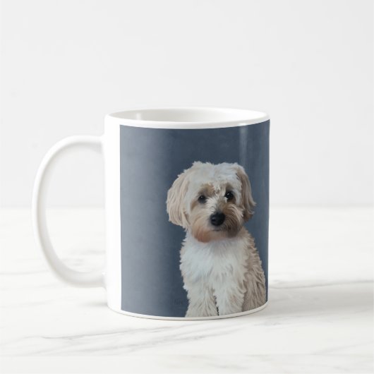 Shorkie-Hundeportrait Kaffeetasse (Links)
