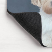 Shorkie-Hundeportrait Mousepad (Ecke)
