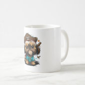 Shorkie Shih Tzu Yorkie Yorkshire Dog Pirate Kaffeetasse (VorderseiteRechts)
