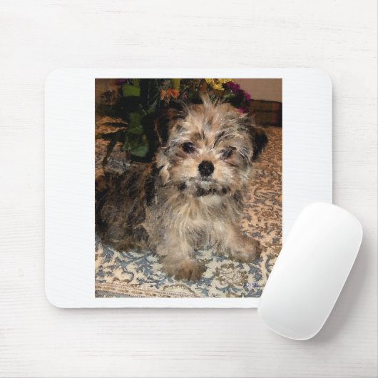 Shorkie Welpe Mousepad (Mit Mouse)