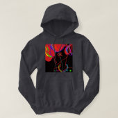 Short-eared Rabbit's Stylish Christmas Hoodie (Design vorne)