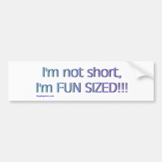 short_funsize autoaufkleber (Vorne)