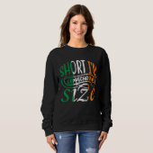 Short I'm Leprechaun Size St Patricks Day Irish Fl Sweatshirt (Vorne ganz)