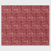 Short Inspirational Quotes On Red Geschenkpapier (Flach)