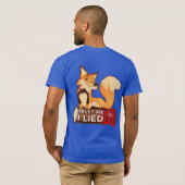 Short Sleeves T - Shirt : Trust Me (blue) (Schwarz voll)