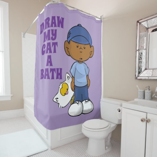 Short Sleevez Duschvorhang (Beispiel)