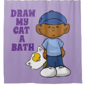 Short Sleevez Duschvorhang (Vorderseite)