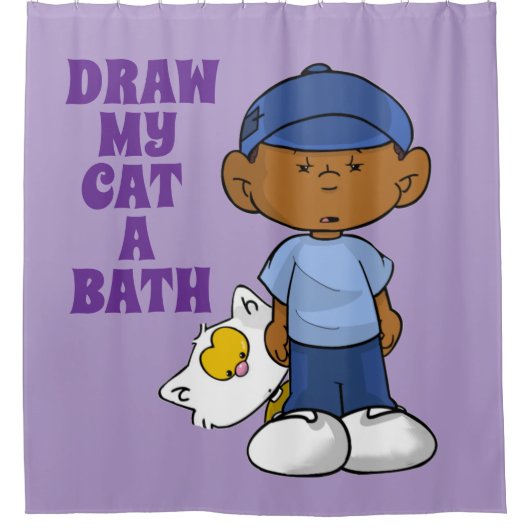 Short Sleevez Duschvorhang (Vorderseite)