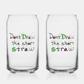 Short Straw Glass Dosenglas (Vorderseite)