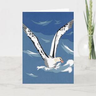 Short-Tailed Albatross Greeting Card Karte