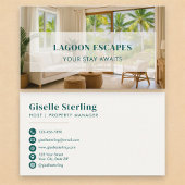 Short Term Rental Photo Property Manager Visitenkarte