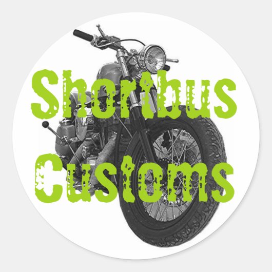 Shortbus Chopper Stickers (Vorderseite)