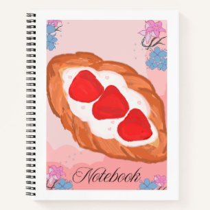 Shortcake-Croissant-Notizbücher Notizblock